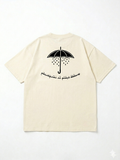 T-Shirt Oversize Acid Wash Blanc – Collection "Pourquoi il pleut dedans"